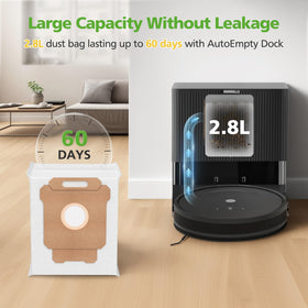 Zeekech Roomba dust bags packaging label indicating bundle details.