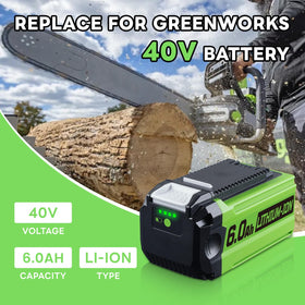 ZEERISA Greenworks-compatible battery shows broad compatibility for lawn care tools