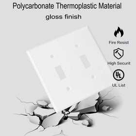 ZEFTV unbreakable thermoplastic faceplate resists breaks in busy areas.