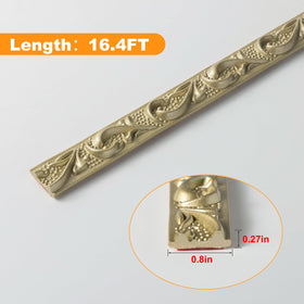 Zefuriam 3D floral raised design wall trim enhances walls and mirrors