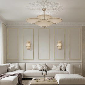 Zefuriam ceiling decor trim emphasizes height with a chic touch