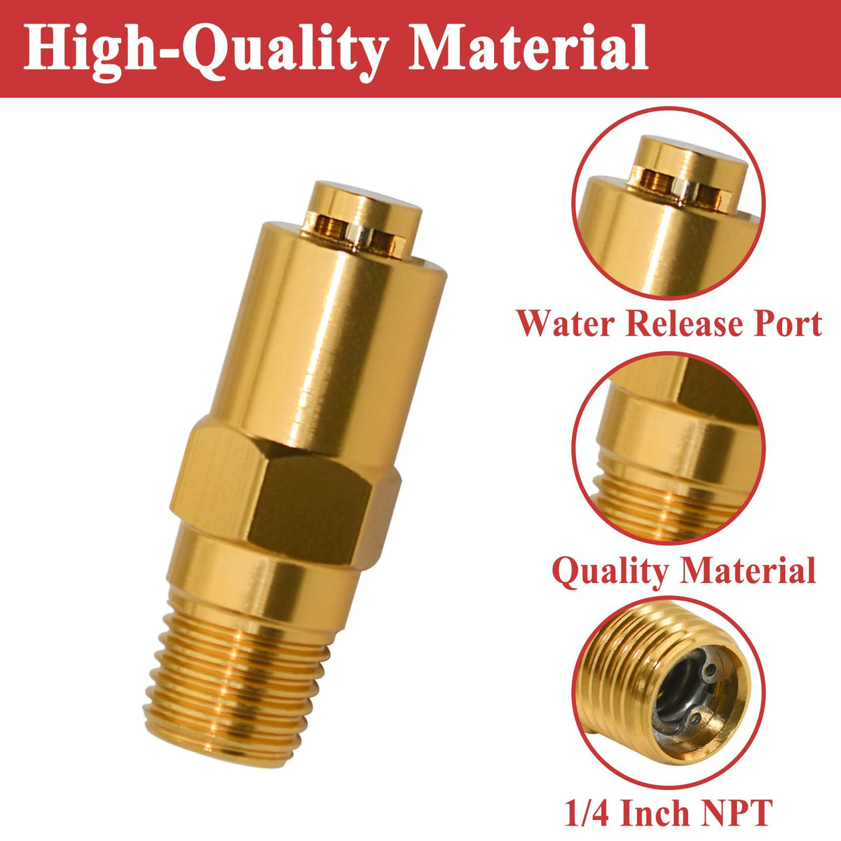 Zeiboat 7101359 valve shown with hose connection for cooling water flow