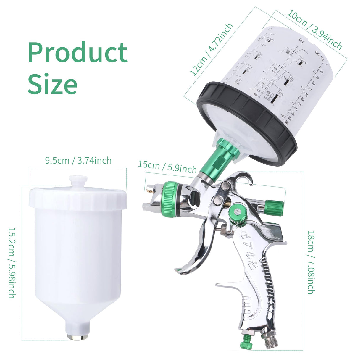 Zeinlenx spray gun ideal for base coats and primers.