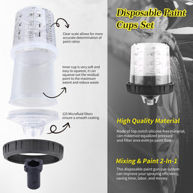 Zeinlenx HVLP spray gun nozzles collection shows versatile sizes 1.4–2.5 mm.