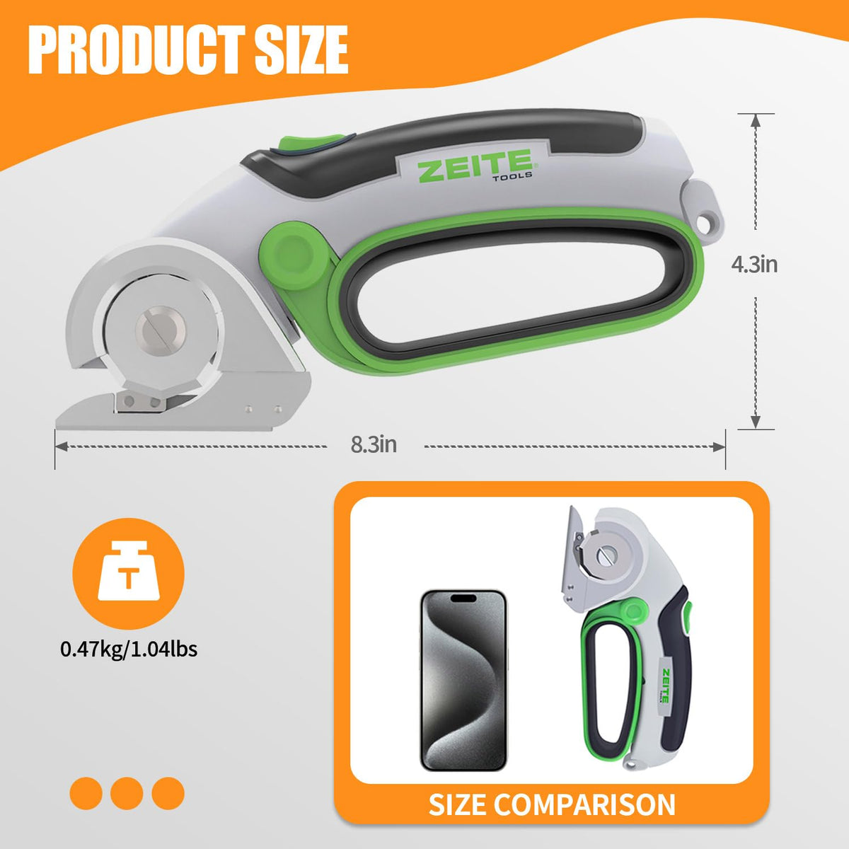 Zeite cuts a range of materials from cardboard to fabric