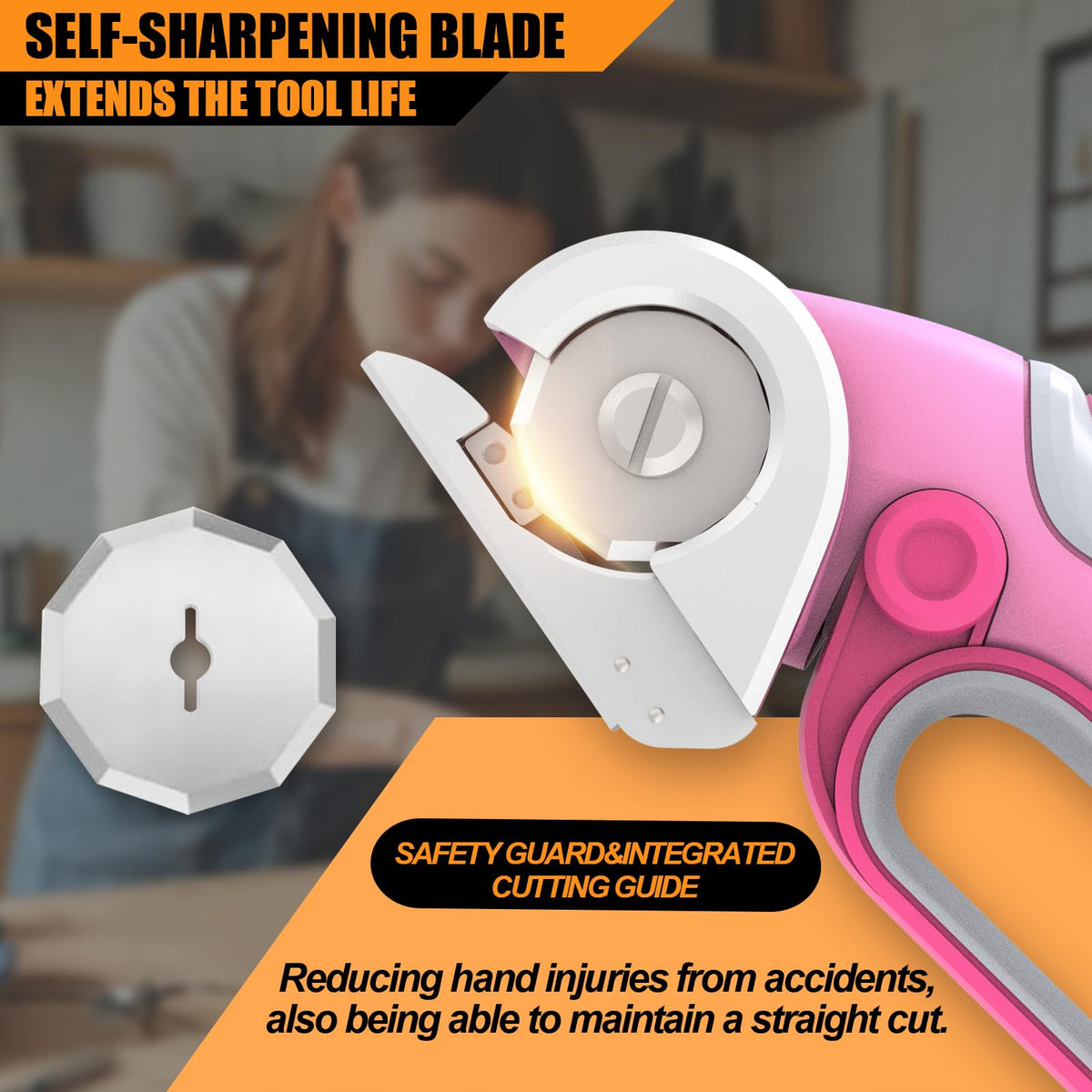 Zeite ergonomic handle reduces hand fatigue during extended sessions