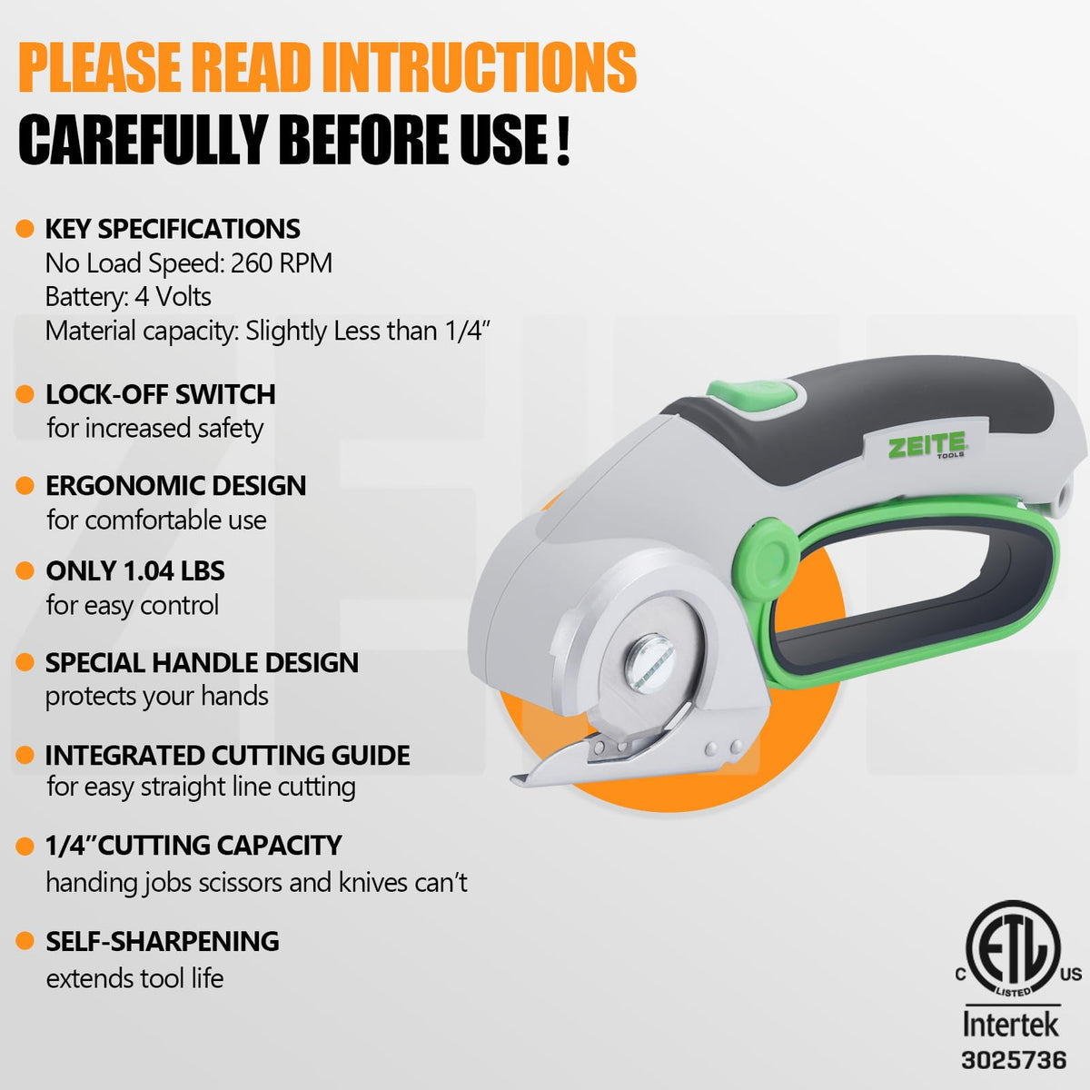 Zeite cordless scissors ready for compact on-the-go tasks