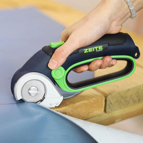 Zeite 4V cordless electric scissors replacement blade included for quick swaps.