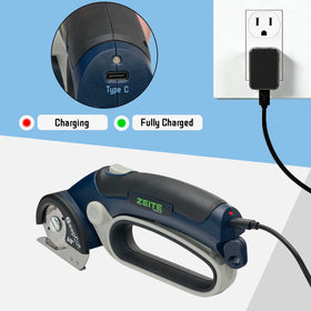 Zeite Deepcut safety dual-trigger prevents accidental starts while working.