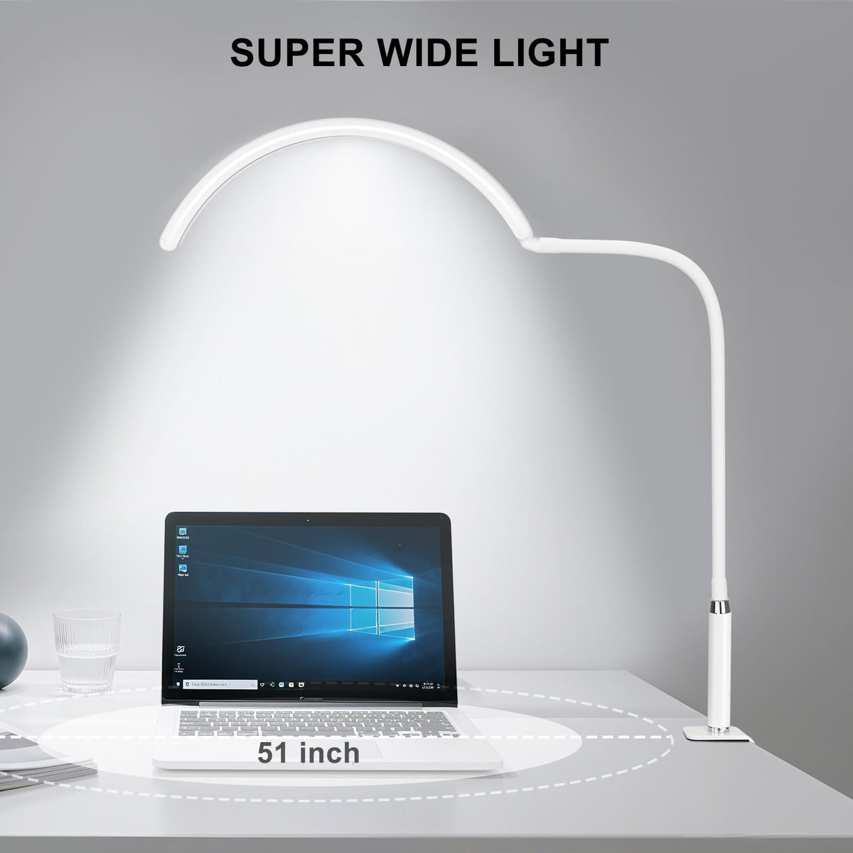 ZEKAHOV compact studio setup with this desk light