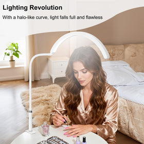 ZEKAHOV desk light clamp securely attaches to a table edge