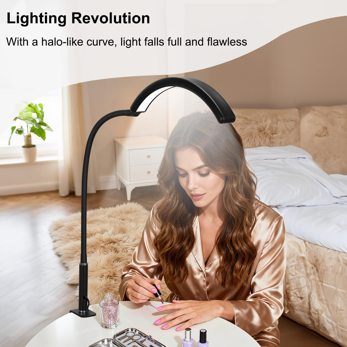 ZEKAHOV clamp attachment keeps light steady for long sessions
