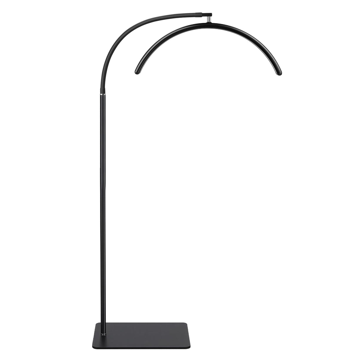 ZEKAHOV Half Moon LED Floor Light showing shadow-free illumination for precise lash work.