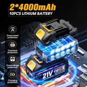 Zekkip fast charger minimizes downtime between tasks for quicker projects.