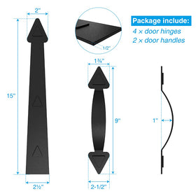 ZEKOO Magnetic handle closeup shows easy, tool-free installation.