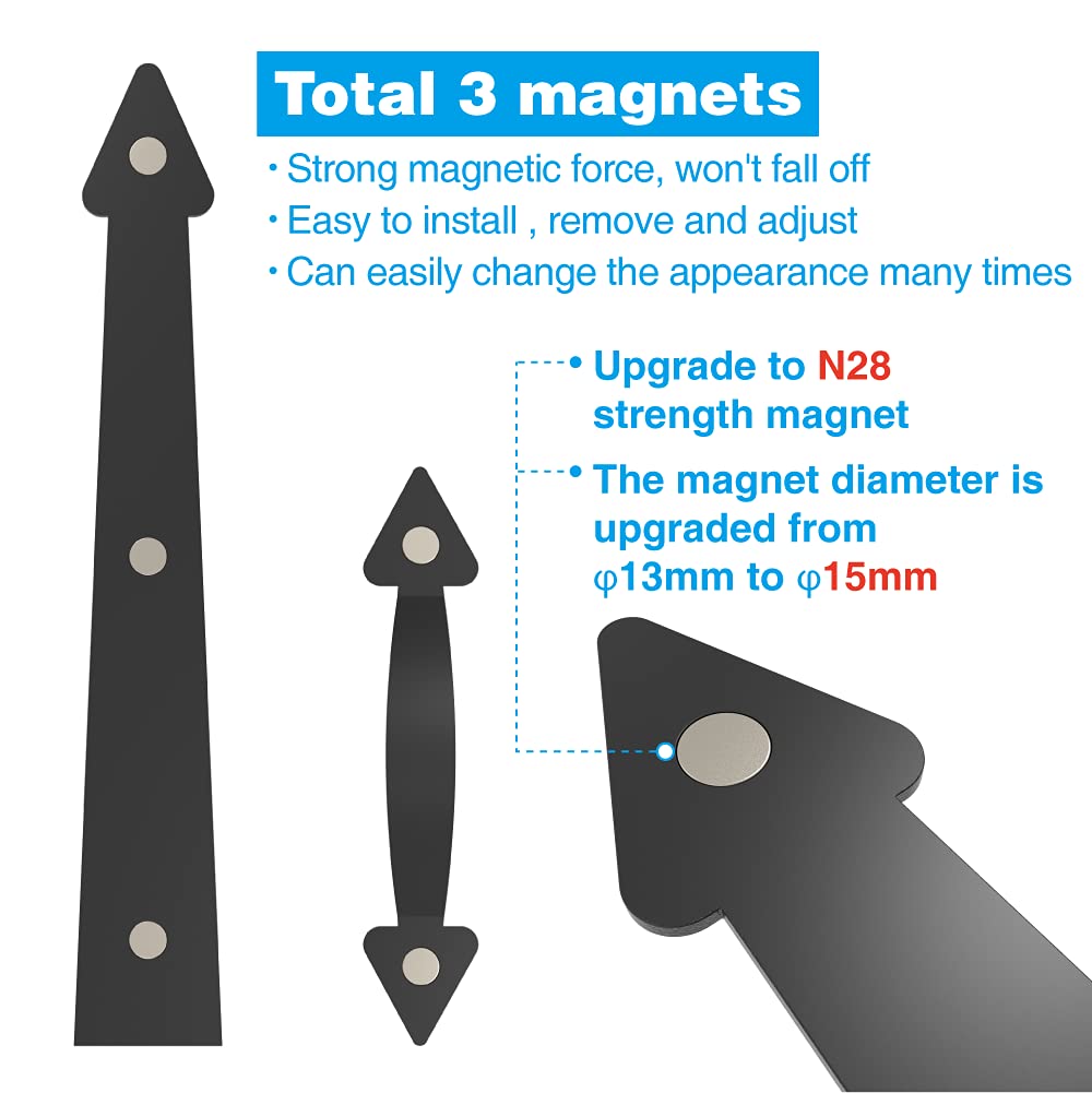 ZEKOO magnets in action demonstrate strong adhesion on metal doors.