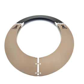 Zeluga 15-483 sun shade visor side view integrates with standard hard hats