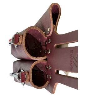 Zeluga belt slots secure attachment for stable carry.