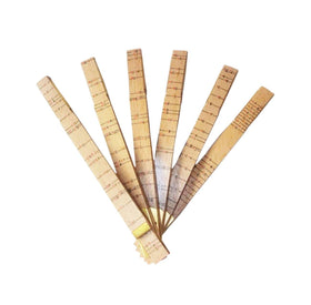 Zeluga brick mason rule 6ft folding wood inside scale for brickwork