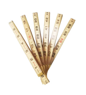 Zeluga brick mason ruler with regular outside markings for quick measurements