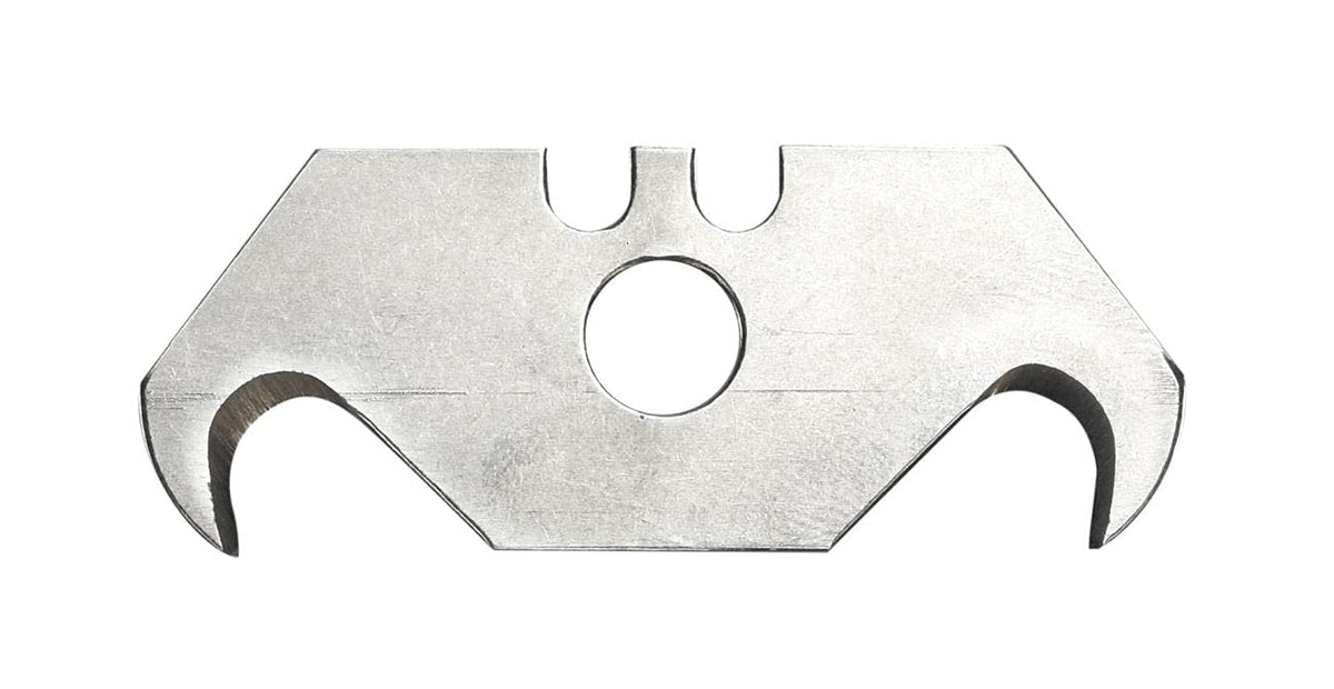 Zeluga SK2 carbon steel hook blades deliver durable cuts for roofing and carpet.