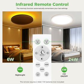 three color temperatures from warm to cool for mood or task lighting
