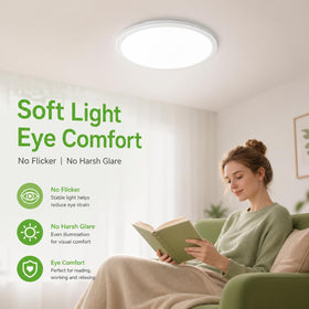 zemty ultra-slim 0.66-inch ceiling fixture ideal for low ceilings