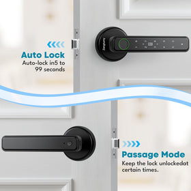 Zengtumy smart door knob tool-free install on standard doors