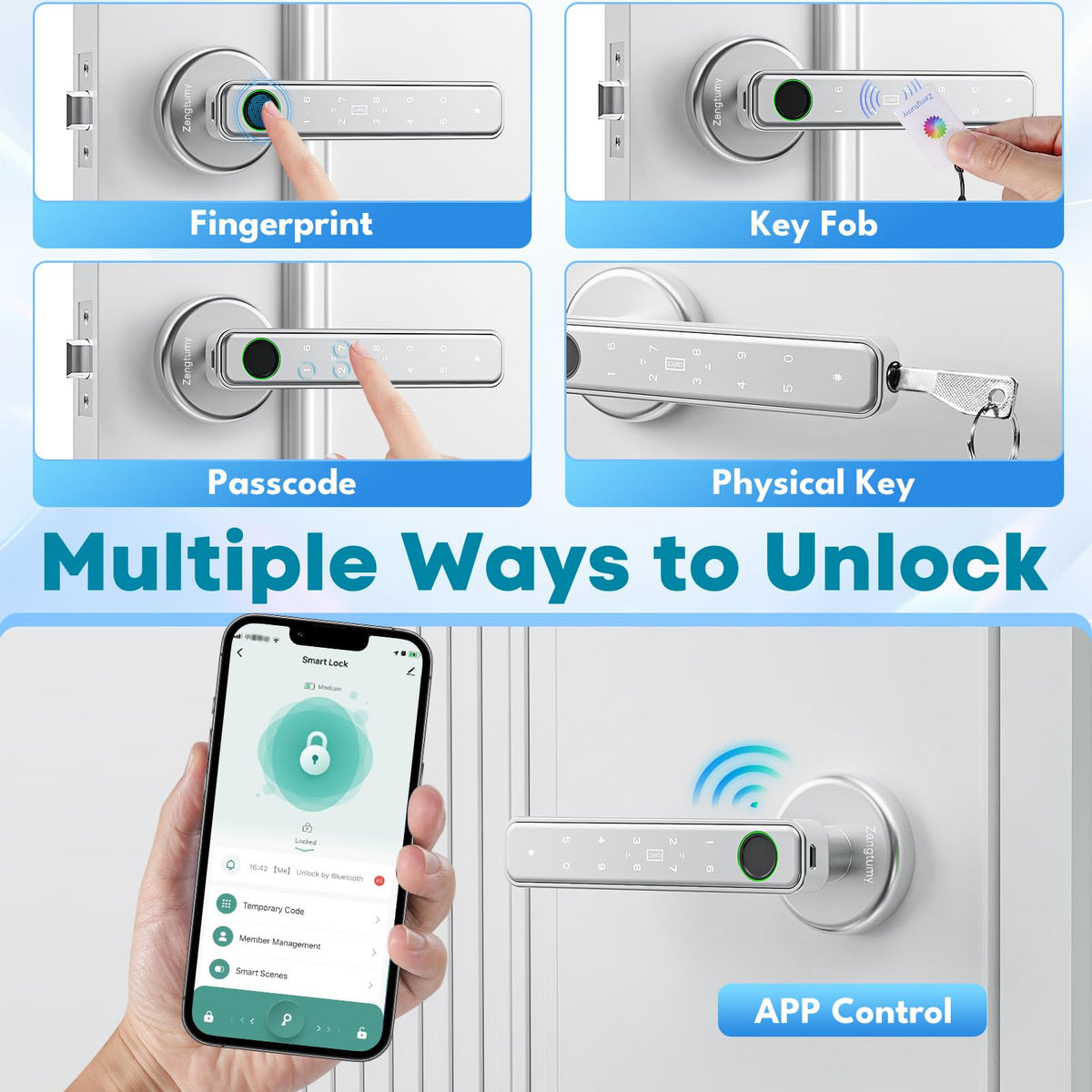 Zengtumy password-entry door lock keypad for easy access
