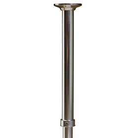 Zenna Home chrome finish adds a bright, modern bathroom aesthetic.