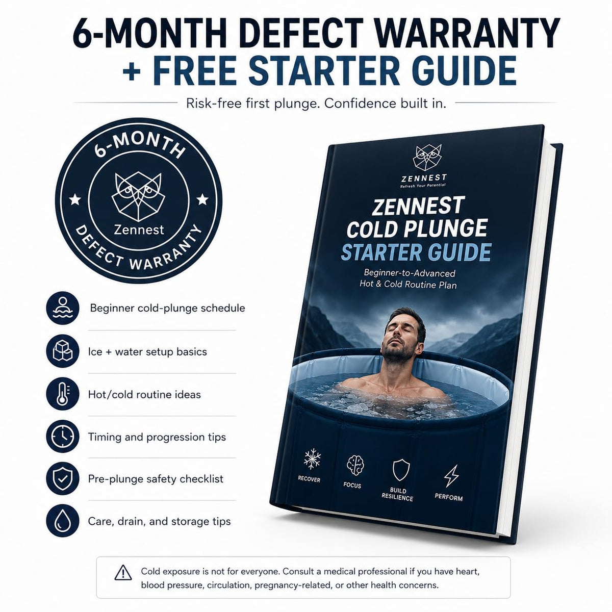 Zennest portable tub suited for RVs and gyms on the go