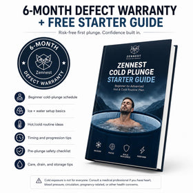 Zennest portable tub suited for RVs and gyms on the go