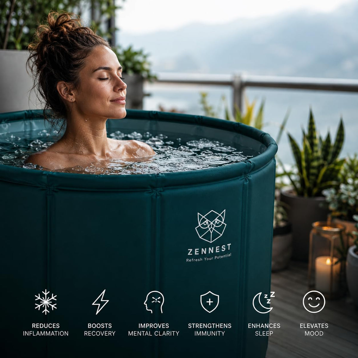Zennest space-saving design fitting balconies and patios