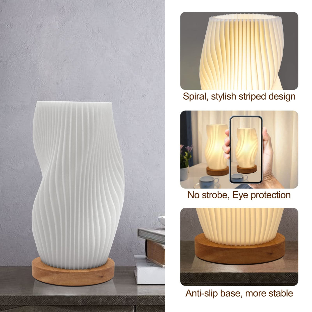 Zenply novelty lamp serves as a conversation piece in bedrooms and lounges.