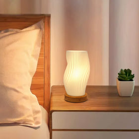 Zenply mini table lamp fits compact spaces like dorm rooms with gentle glow.