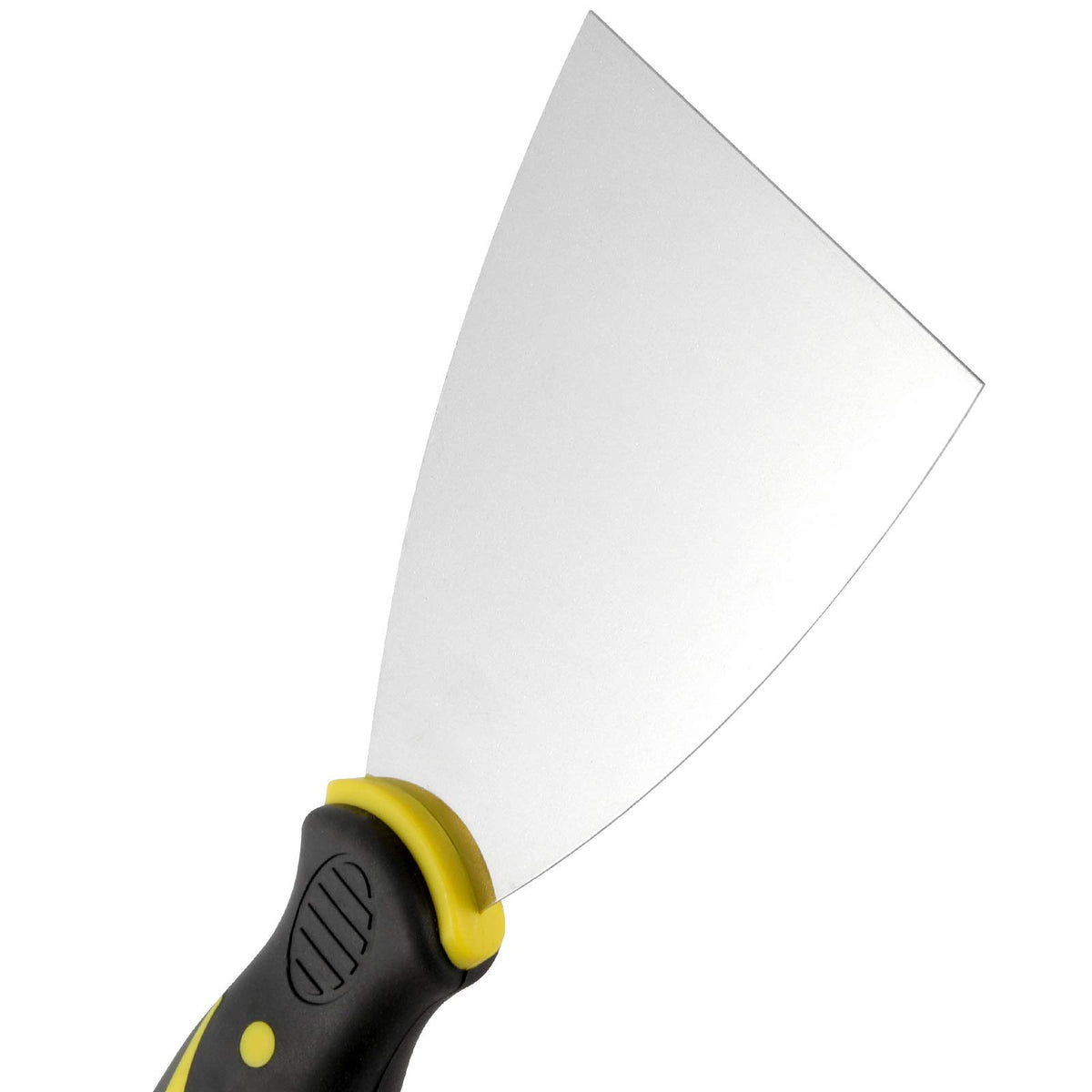 ZEONHAK putty knife with soft rubber handle reduces fatigue during long projects.