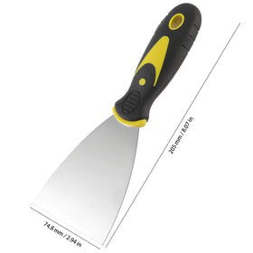ZEONHAK stainless steel blade resists rust for durable scraping tasks.