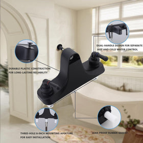 ZephyrJazz diverter-equipped faucet with handheld shower ready for retrofit.