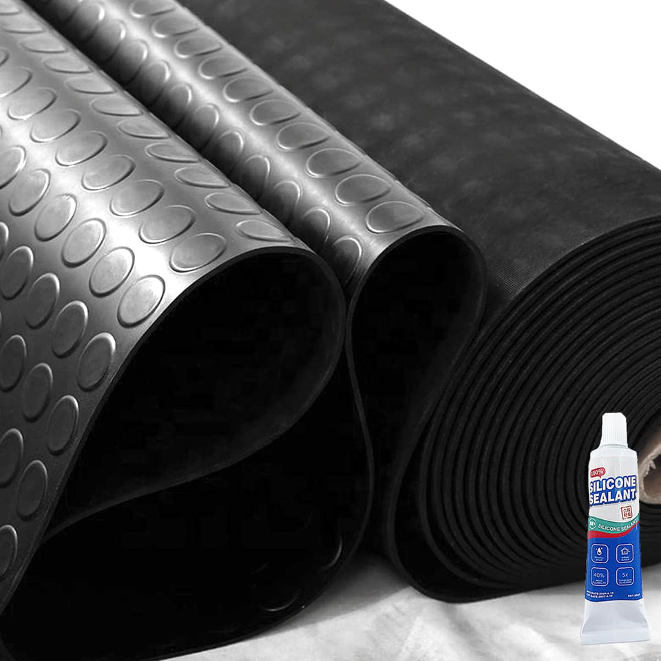 ZERITO heavy-duty coin-grip roll, front view, ideal for garage use and slip resistance.