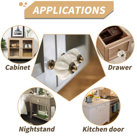 Zernmiarder drawer knob and screw setup demonstrates simple installation in DIY projects.