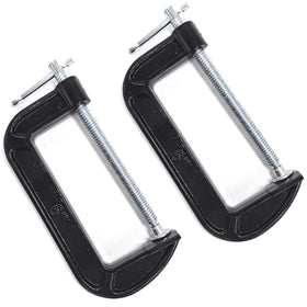 Zeromall 6-Inch C-Clamp front view, sturdy steel body for heavy-duty work