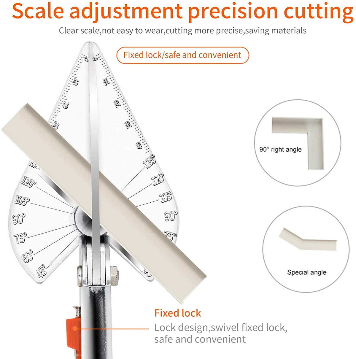 Zeromall multi-angle shear cutters offering 105-degree angle options for irregular channels