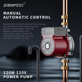 ZeroPone manual and auto switch for flexible operation.