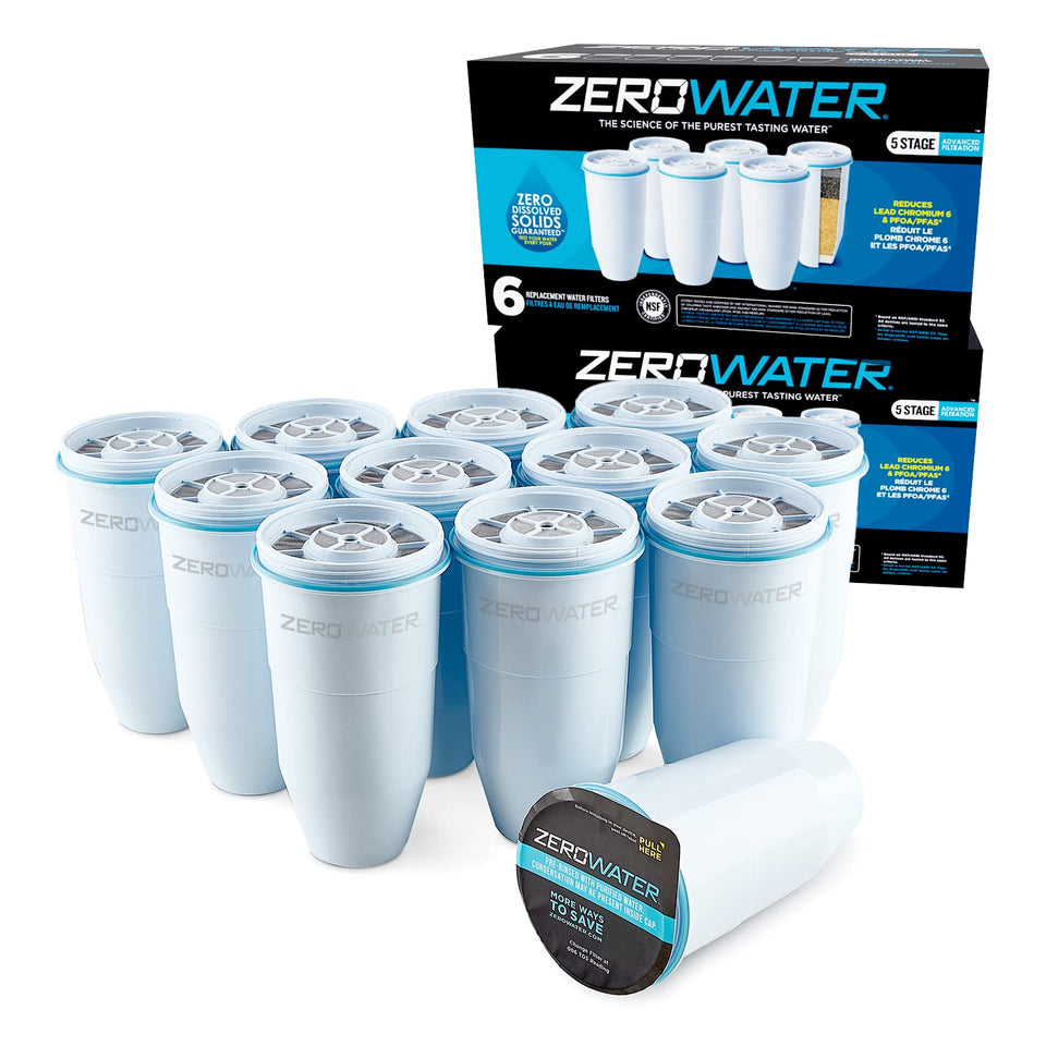 ZeroWater 5-stage filter pack ready for quick installation and purer water