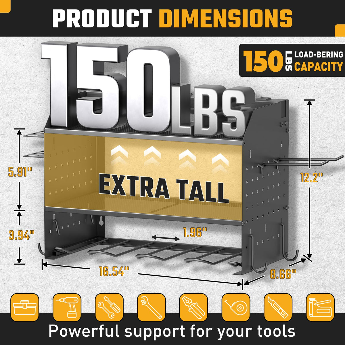 ZESEN drill bit rack keeps bits organized and accessible