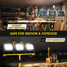 Zetunlo 180-degree vertical tilt allows angled illumination for targeted tasks.