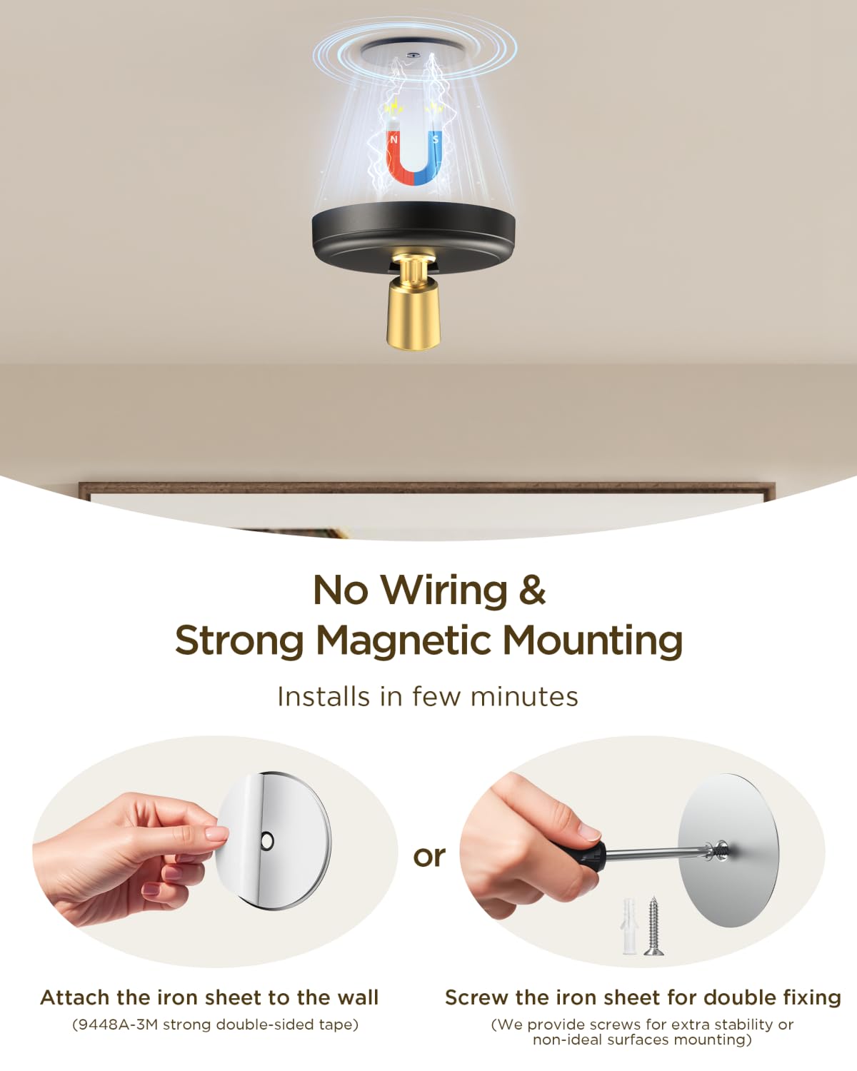 Zetunlo spotlight head rotated to showcase 270° flexibility.