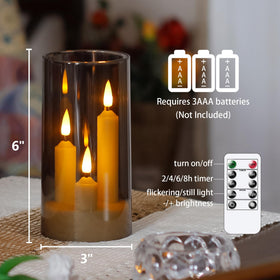 Zevanor remote control offers easy on/off with flicker or steady mode and six brightness levels.