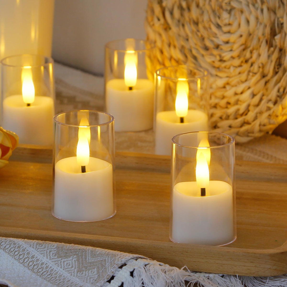 Zevanor tealight offers timer modes for flexible scheduling of mood lighting.