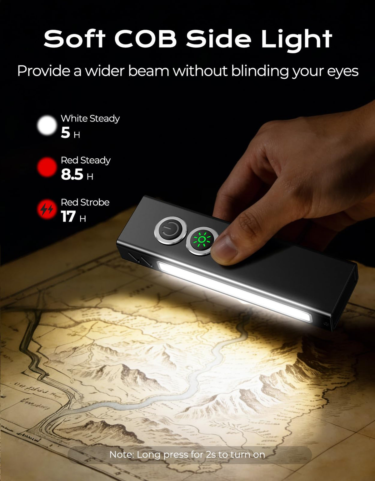 Zewdov red LED warning light for emergency visibility
